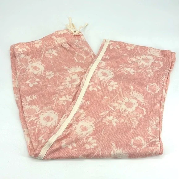 3 piece Lucky Brand pink pajama set size XXL tank, shorts, pants - Picture 10 of 12